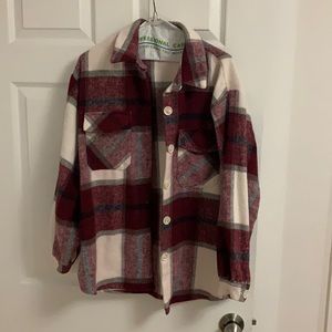 Plaid shacket